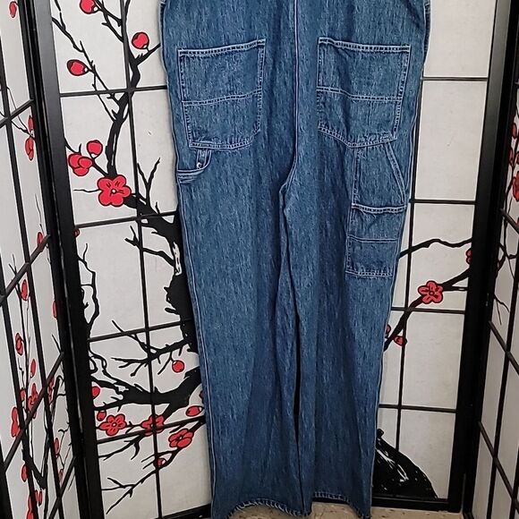 Vintage Oshkosh B'Gosh Genuine Article Bib Overalls Vestbak Denim W42L32 - Picture 7 of 9